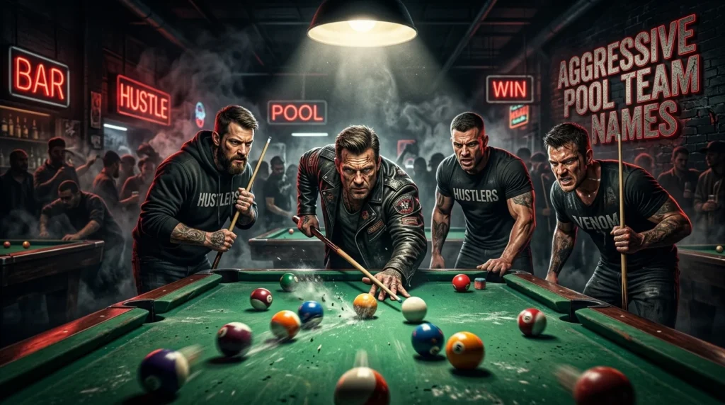 Aggressive Pool Team Names