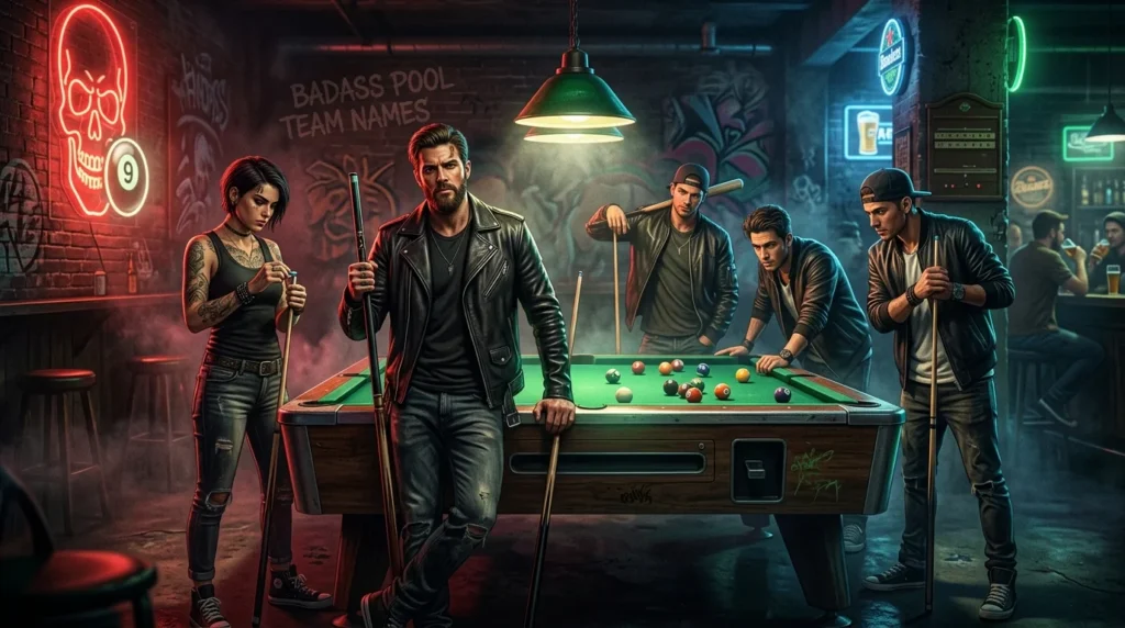 Badass Pool Team Names