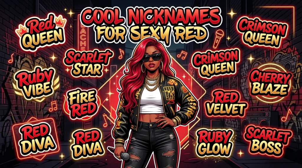 Cool Nicknames for Sexy Red