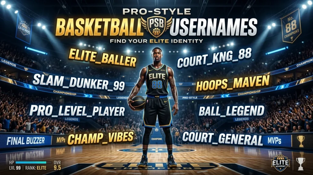 Pro-Style Basketball Usernames