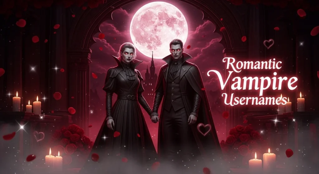 Romantic Vampire Usernames