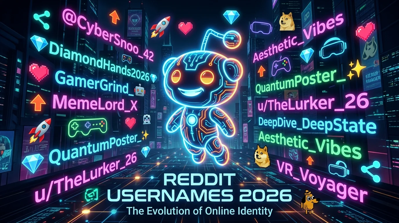600+ Reddit Usernames 2026