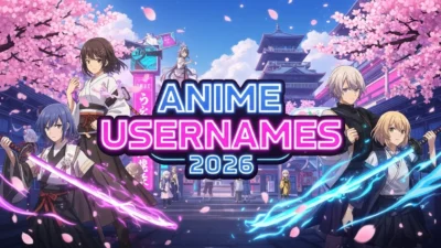 600+ Anime Usernames 2026