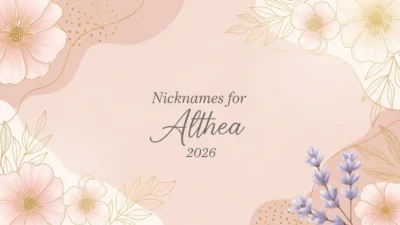 Nicknames for Althea