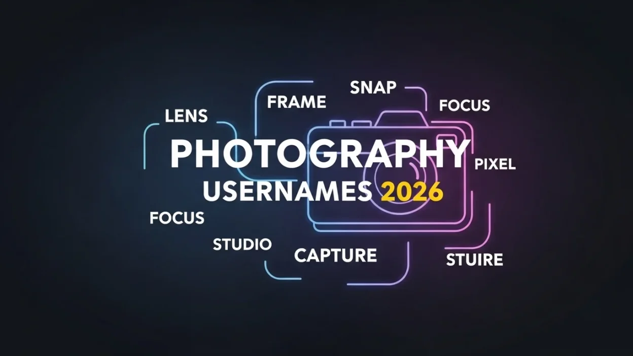 Photography Usernames