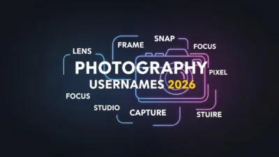 Photography Usernames