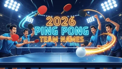 Ping Pong Team Names