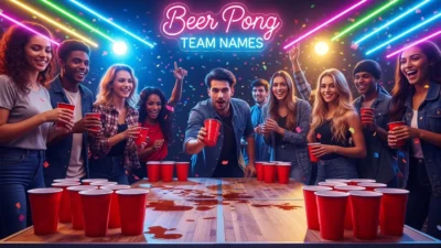 Beer Pong Team Names