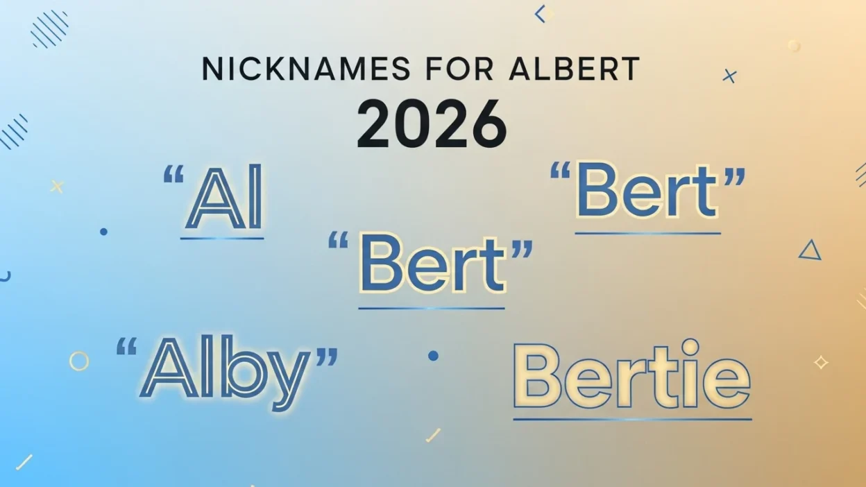 Nicknames for Albert