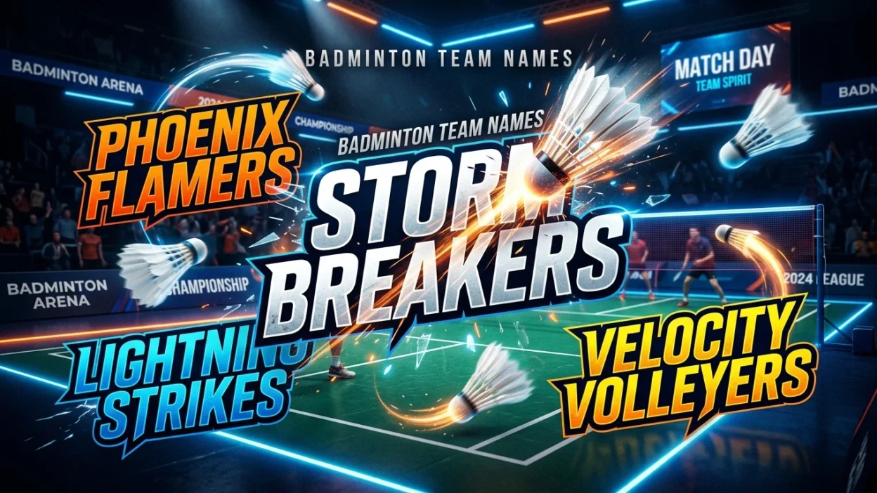 Badminton team names