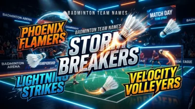 Badminton team names