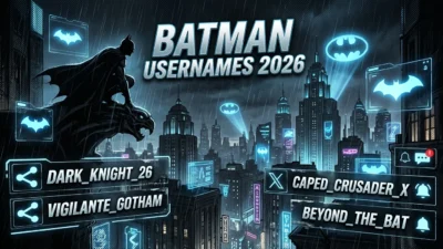 Batman Usernames