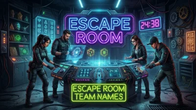 Escape Room Team Names