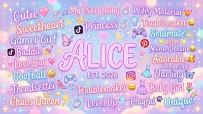 Nicknames for Alice