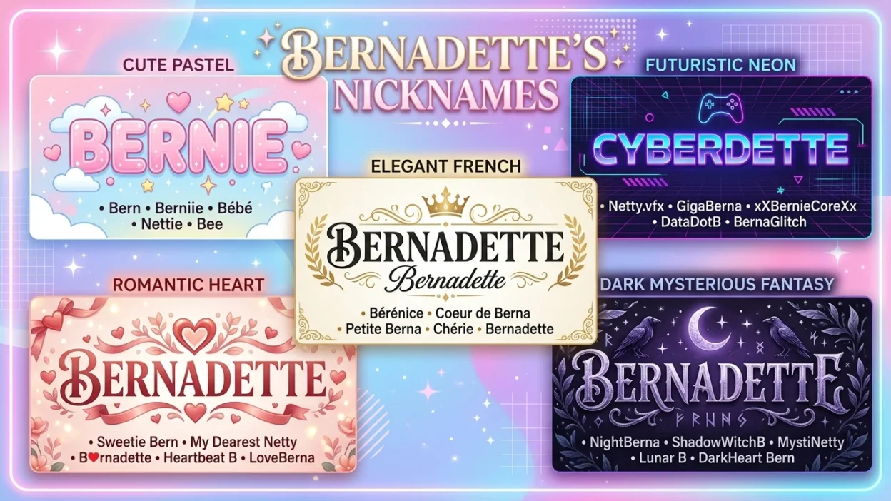 Nicknames for Bernadette