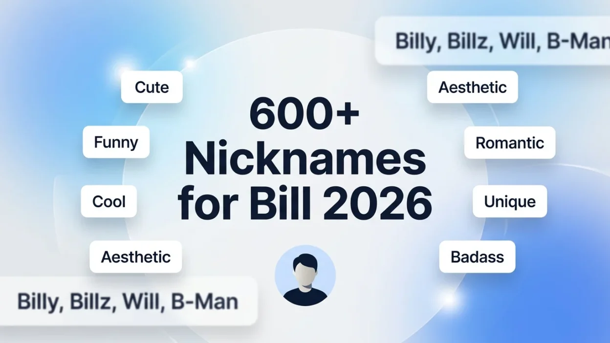 Nicknames for Bill