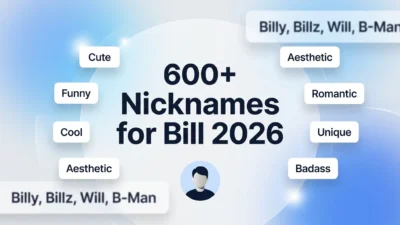 Nicknames for Bill