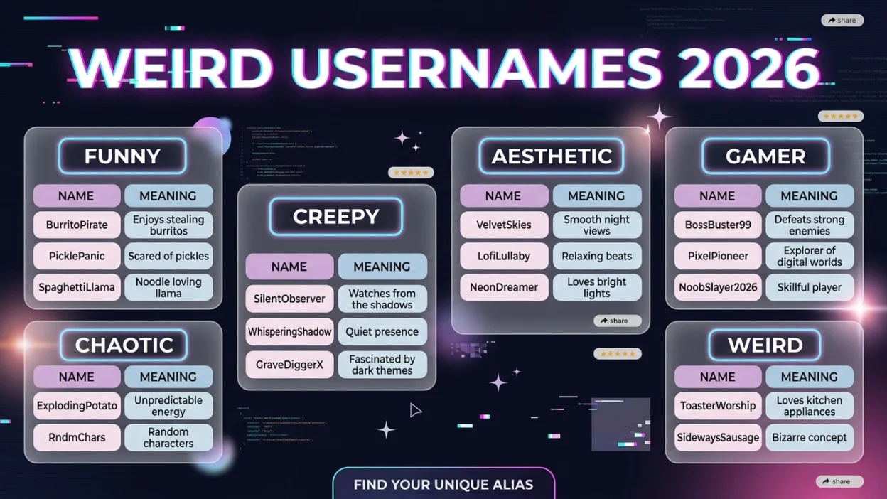 Weird Usernames