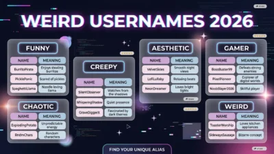 Weird Usernames