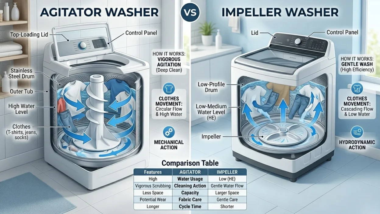 Agitator vs Impeller