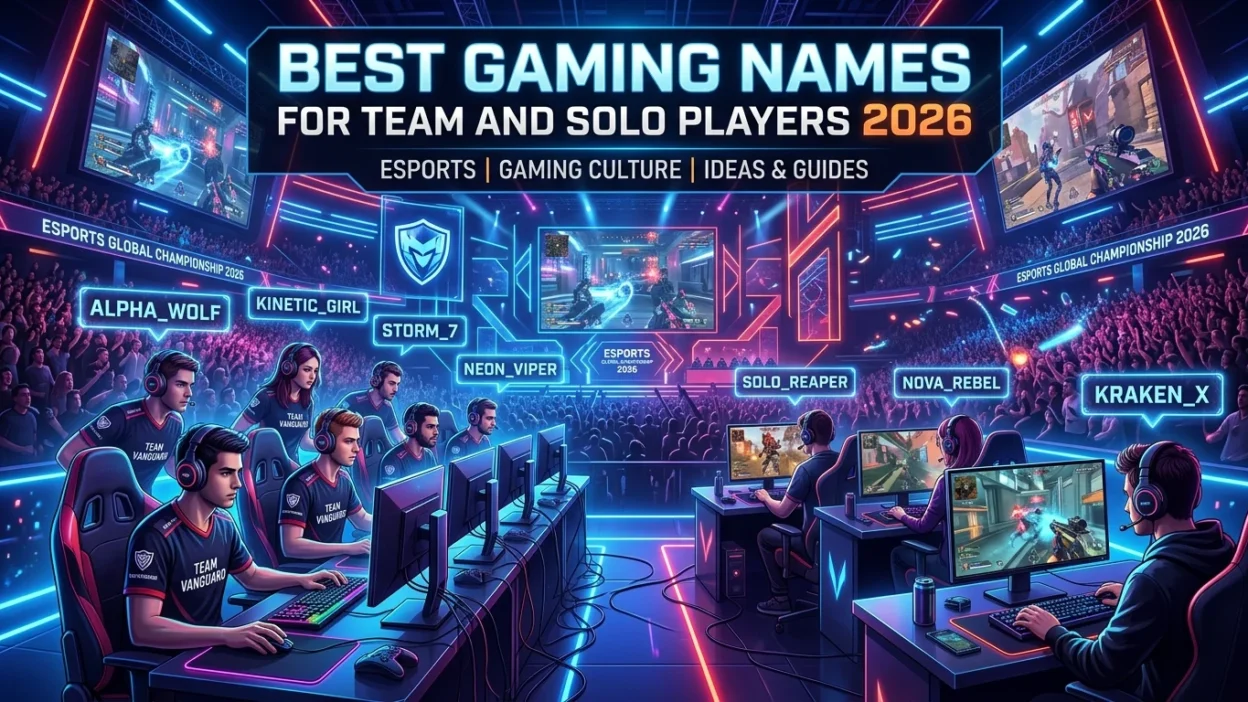 Best Gaming Names for Team and Solo Players