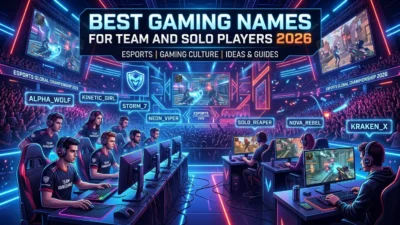 Best Gaming Names for Team and Solo Players