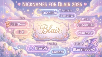 Nicknames for Blair