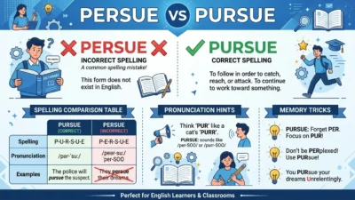 Persue vs Pursue