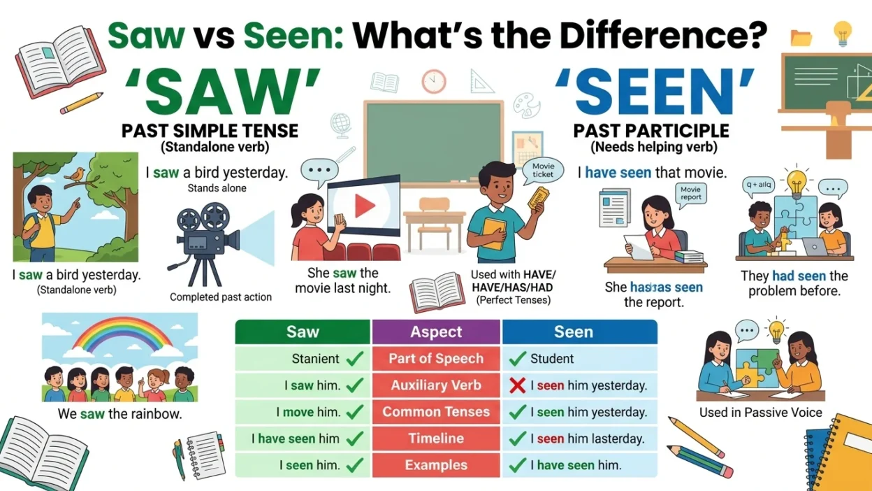 Saw vs Seen